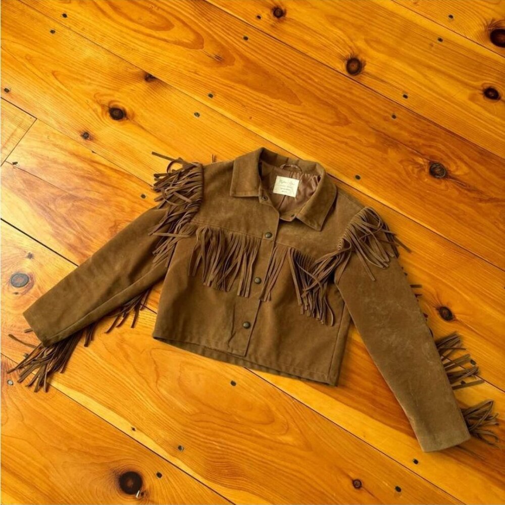 Rylee & Cru fringe jacket